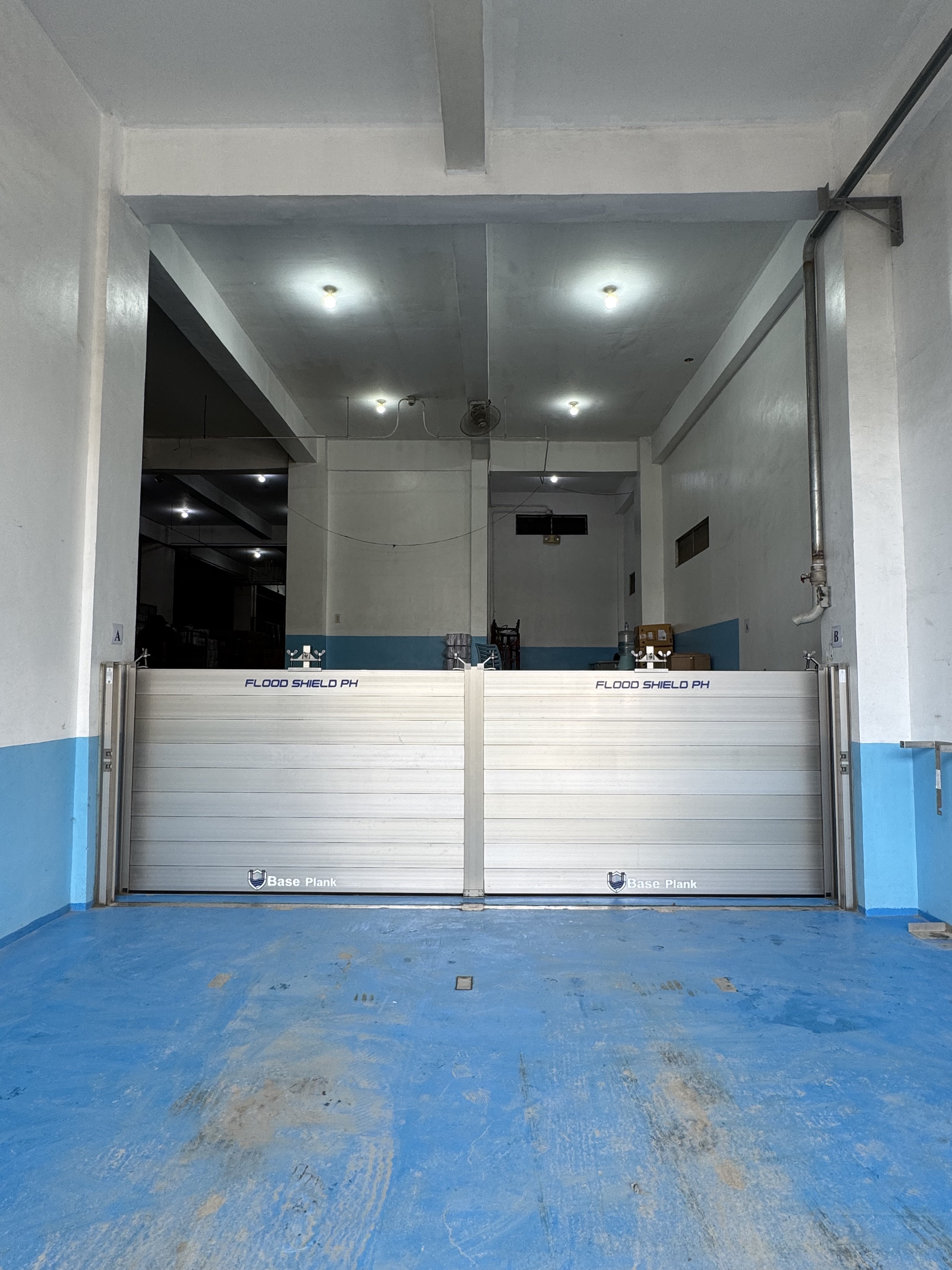 Completed flood barrier, control, protection project for a home, residential, industrial, commercial in Manila, Cebu, Bicol, Philippines.