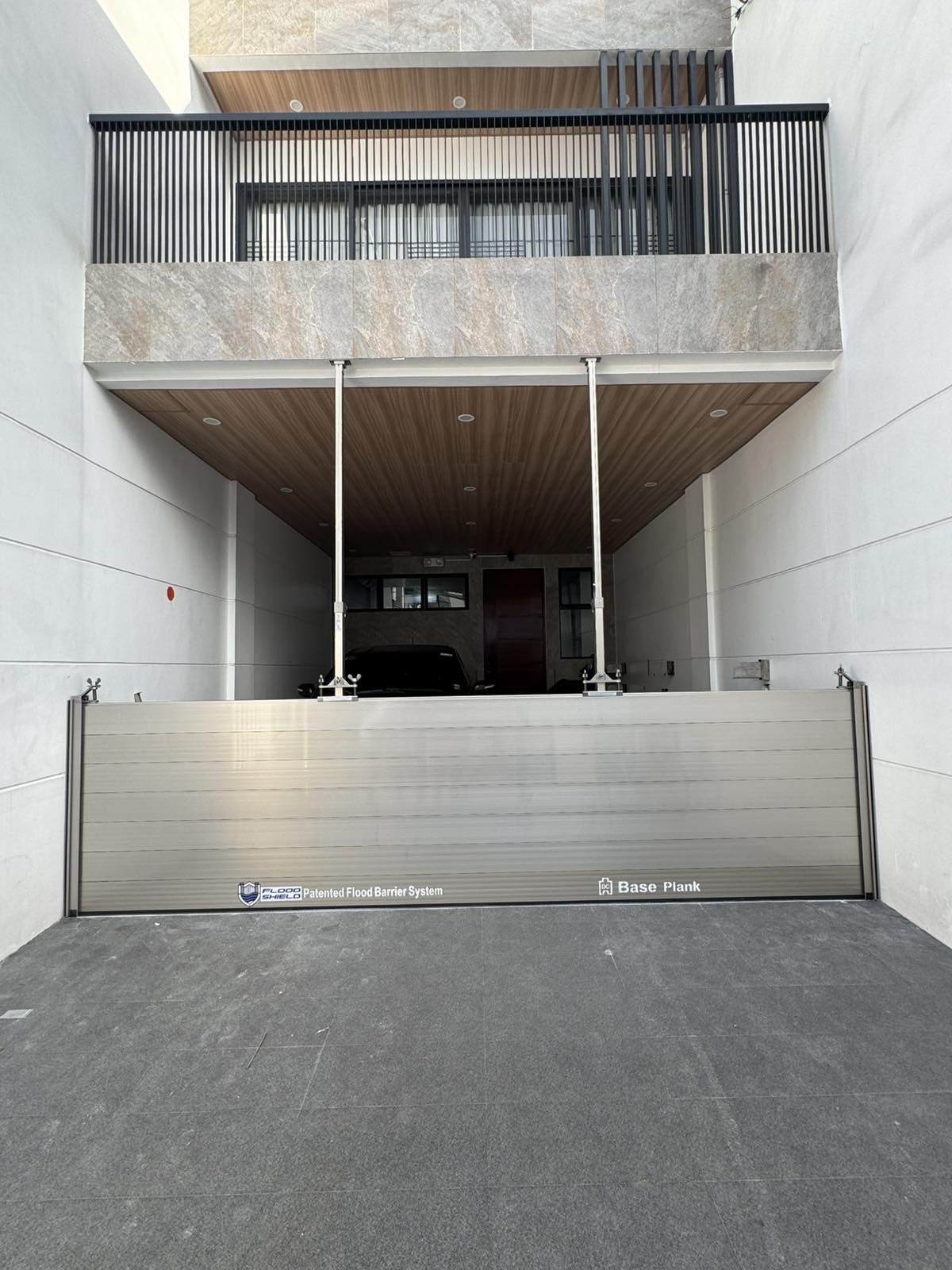 Completed flood barrier, control, protection project for a home, residential, industrial, commercial in Manila, Cebu, Bicol, Philippines.