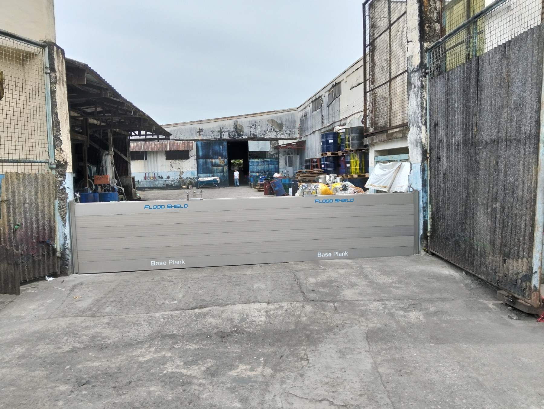 Industrial Warehouse Valenzuela Flood Barrier Protection