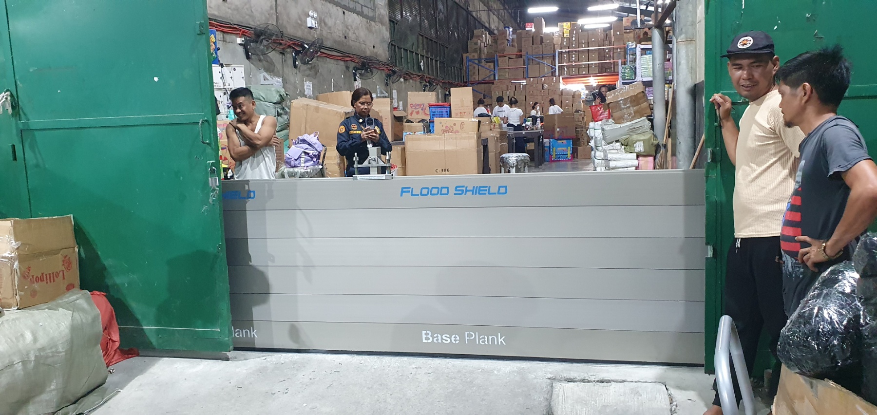 Industrial Warehouse Malabon Flood Barrier Protection